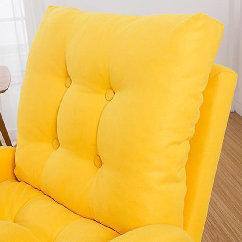 Linen Convertible Chair 24.8"L x 33.4"W x 36.2" H Chair for Living Room Clearhalo 'Accent Chairs' 'accent_chairs' 'Chairs & Seating' 'furn' 'furn_accent_chairs' 'Furniture' 'furniture_accent_chairs' 'Living Room Furniture' 4993836