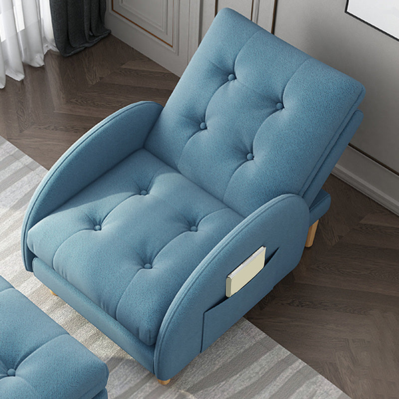 26.37" L x 29.52" W x 37.40" H Accent Armchair with Adjustable Tufted Back Clearhalo 'Accent Chairs' 'accent_chairs' 'Chairs & Seating' 'furn' 'furn_accent_chairs' 'Furniture' 'furniture_accent_chairs' 'Living Room Furniture' 4993841