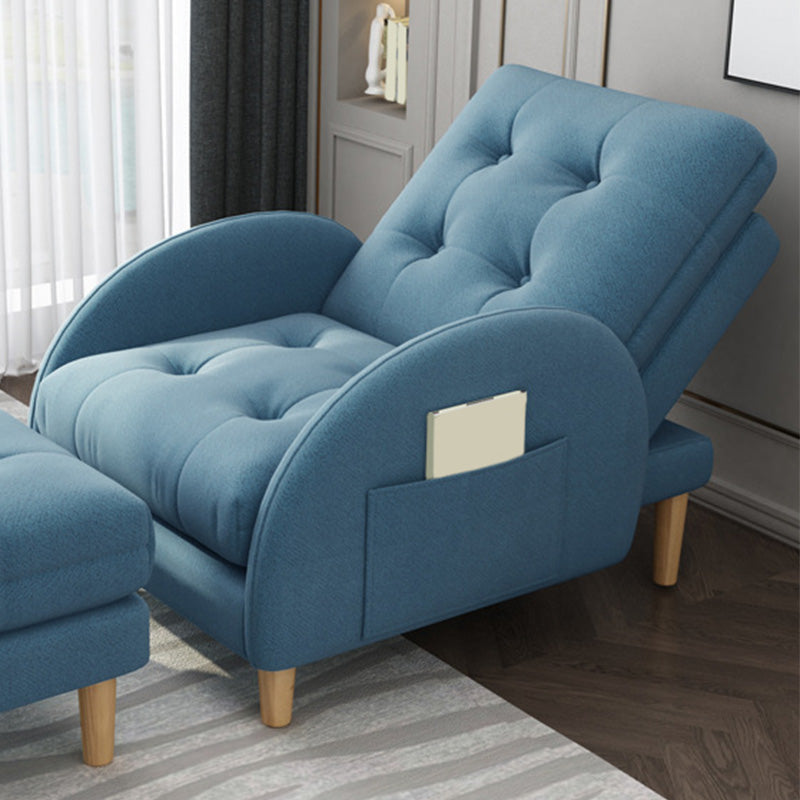 26.37" L x 29.52" W x 37.40" H Accent Armchair with Adjustable Tufted Back Clearhalo 'Accent Chairs' 'accent_chairs' 'Chairs & Seating' 'furn' 'furn_accent_chairs' 'Furniture' 'furniture_accent_chairs' 'Living Room Furniture' 4993843