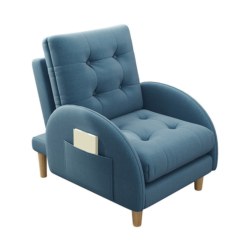 26.37" L x 29.52" W x 37.40" H Accent Armchair with Adjustable Tufted Back Clearhalo 'Accent Chairs' 'accent_chairs' 'Chairs & Seating' 'furn' 'furn_accent_chairs' 'Furniture' 'furniture_accent_chairs' 'Living Room Furniture' 4993849