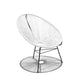 31.49" L x 37.40" W x 37.40" H Papasan Chair Armless Accent Chair for Living Room White Clearhalo 'Accent Chairs' 'accent_chairs' 'Chairs & Seating' 'furn' 'furn_accent_chairs' 'Furniture' 'furniture_accent_chairs' 'Living Room Furniture' 4993872