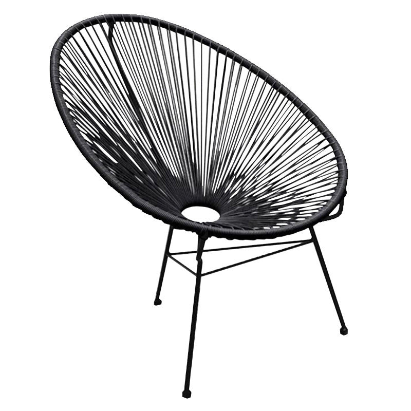 31.49" L x 37.40" W x 37.40" H Papasan Chair Armless Accent Chair for Living Room Clearhalo 'Accent Chairs' 'accent_chairs' 'Chairs & Seating' 'furn' 'furn_accent_chairs' 'Furniture' 'furniture_accent_chairs' 'Living Room Furniture' 4993879