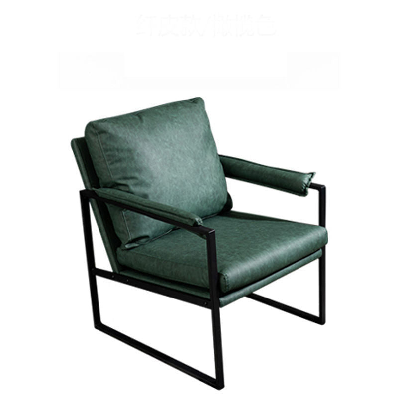 Arms Included Chair 25.5"L x 28.3"W x 31.4" H Chair for Living Room Green Clearhalo 'Accent Chairs' 'accent_chairs' 'Chairs & Seating' 'furn' 'furn_accent_chairs' 'Furniture' 'furniture_accent_chairs' 'Living Room Furniture' 4993887