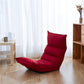 Linen Convertible Chair Cushion Back Modern Chair for Living Room 20.5"L x 30"W x 29.5"H Red Clearhalo 'Accent Chairs' 'accent_chairs' 'Chairs & Seating' 'furn' 'furn_accent_chairs' 'Furniture' 'furniture_accent_chairs' 'Living Room Furniture' 4993907