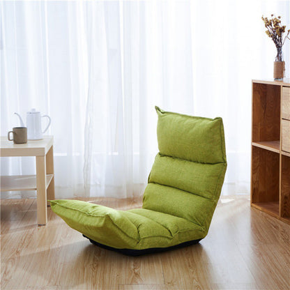 Linen Convertible Chair Cushion Back Modern Chair for Living Room 20.5"L x 30"W x 29.5"H Green Clearhalo 'Accent Chairs' 'accent_chairs' 'Chairs & Seating' 'furn' 'furn_accent_chairs' 'Furniture' 'furniture_accent_chairs' 'Living Room Furniture' 4993911