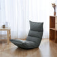Linen Convertible Chair Cushion Back Modern Chair for Living Room 20.5"L x 30"W x 29.5"H Grey Clearhalo 'Accent Chairs' 'accent_chairs' 'Chairs & Seating' 'furn' 'furn_accent_chairs' 'Furniture' 'furniture_accent_chairs' 'Living Room Furniture' 4993915