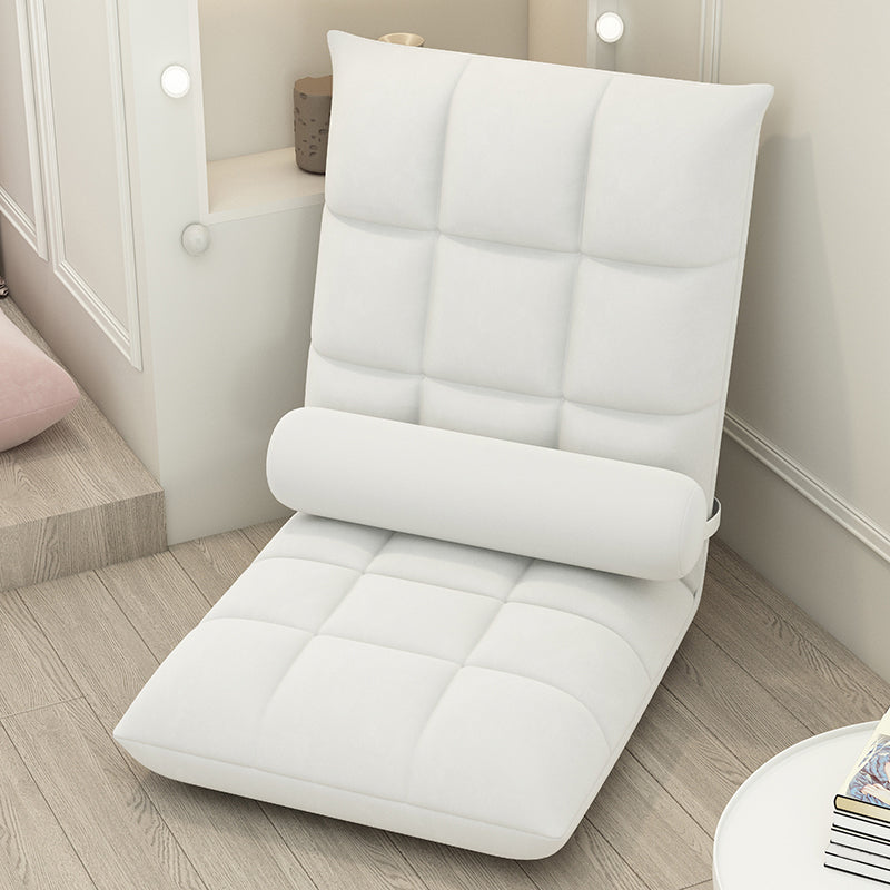 Linen Armless Chair 20.4"L x 20.8"W x 23.6" H Chair for Living Room White Clearhalo 'Accent Chairs' 'accent_chairs' 'Chairs & Seating' 'furn' 'furn_accent_chairs' 'Furniture' 'furniture_accent_chairs' 'Living Room Furniture' 4993939