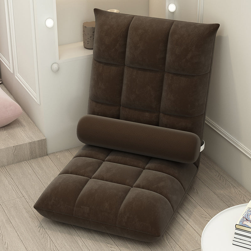 Linen Armless Chair 20.4"L x 20.8"W x 23.6" H Chair for Living Room Brown Clearhalo 'Accent Chairs' 'accent_chairs' 'Chairs & Seating' 'furn' 'furn_accent_chairs' 'Furniture' 'furniture_accent_chairs' 'Living Room Furniture' 4993942