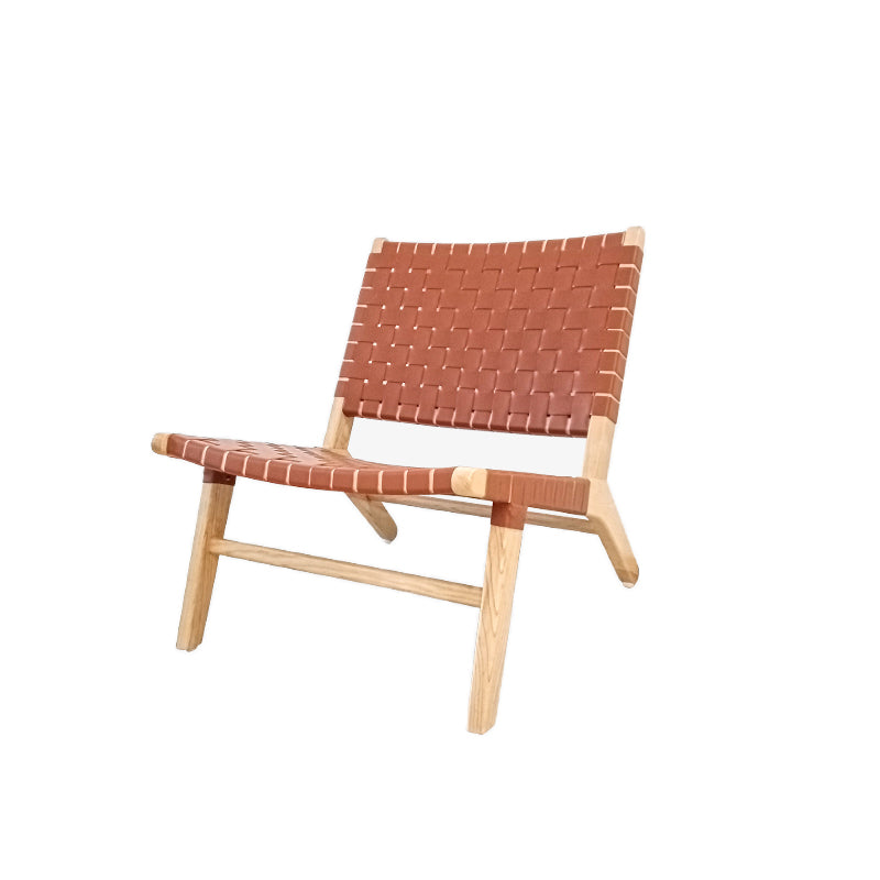 Wood Armless Chair Slipper Accent Chair Tight Back Chair for Living Room 24"L x 29"W x 28"H Brown Brown Clearhalo 'Accent Chairs' 'accent_chairs' 'Chairs & Seating' 'furn' 'furn_accent_chairs' 'Furniture' 'furniture_accent_chairs' 'Living Room Furniture' 4993976