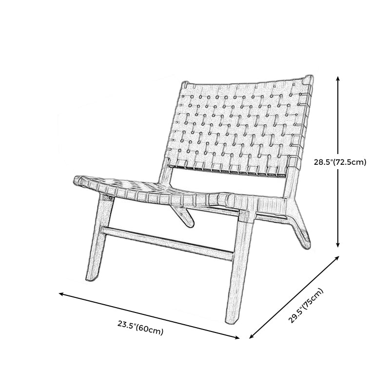 Wood Armless Chair Slipper Accent Chair Tight Back Chair for Living Room Clearhalo 'Accent Chairs' 'accent_chairs' 'Chairs & Seating' 'furn' 'furn_accent_chairs' 'Furniture' 'furniture_accent_chairs' 'Living Room Furniture' 4993984