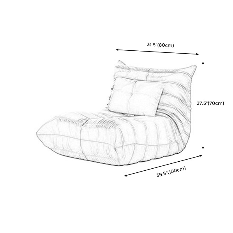Bonded Leather Armless Chair 34.6"L x 39.3"W x 28.3" H Chair for Living Room Clearhalo 'Accent Chairs' 'accent_chairs' 'Chairs & Seating' 'furn' 'furn_accent_chairs' 'Furniture' 'furniture_accent_chairs' 'Living Room Furniture' 4994033