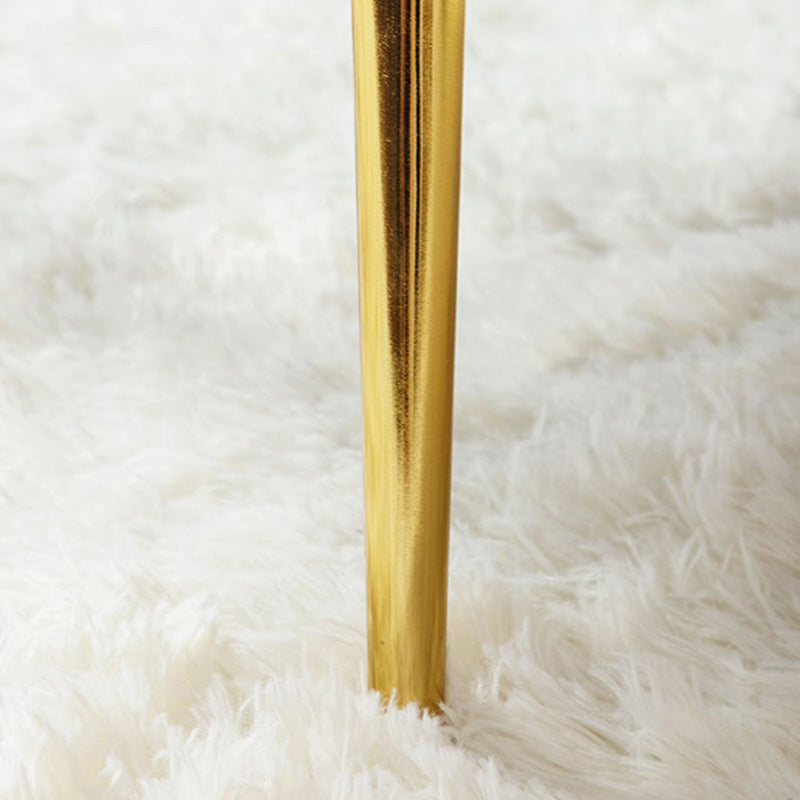 28.74" L x 28.74" W Velvet/Bonded Leather Barrel Accent Chair Sewn Pillow Back Chair Clearhalo 'Accent Chairs' 'accent_chairs' 'Chairs & Seating' 'furn' 'furn_accent_chairs' 'Furniture' 'furniture_accent_chairs' 'Living Room Furniture' 4994108