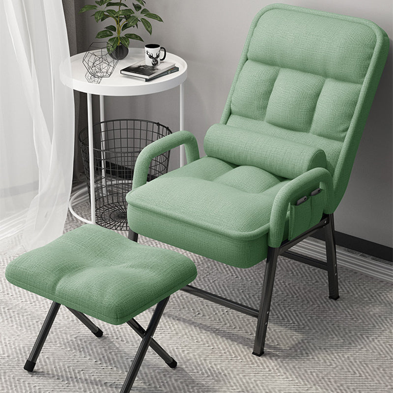 Canvas 19.6 "L x 21.6"W x 47.2" H Convertible for Chair Living Room Green With Ottoman Clearhalo 'Accent Chairs' 'accent_chairs' 'Chairs & Seating' 'furn' 'furn_accent_chairs' 'Furniture' 'furniture_accent_chairs' 'Living Room Furniture' 4994139