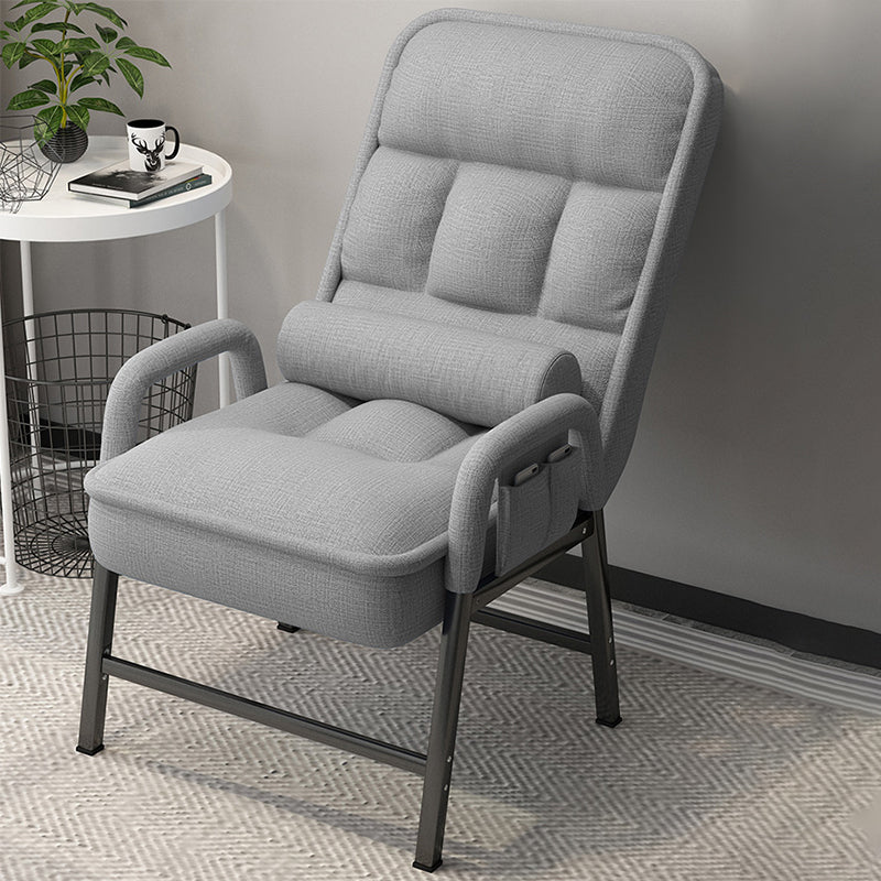 Canvas 19.6 "L x 21.6"W x 47.2" H Convertible for Chair Living Room Grey Without Ottoman Clearhalo 'Accent Chairs' 'accent_chairs' 'Chairs & Seating' 'furn' 'furn_accent_chairs' 'Furniture' 'furniture_accent_chairs' 'Living Room Furniture' 4994142