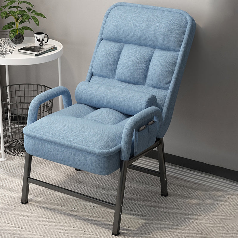 Canvas 19.6 "L x 21.6"W x 47.2" H Convertible for Chair Living Room Blue Without Ottoman Clearhalo 'Accent Chairs' 'accent_chairs' 'Chairs & Seating' 'furn' 'furn_accent_chairs' 'Furniture' 'furniture_accent_chairs' 'Living Room Furniture' 4994144