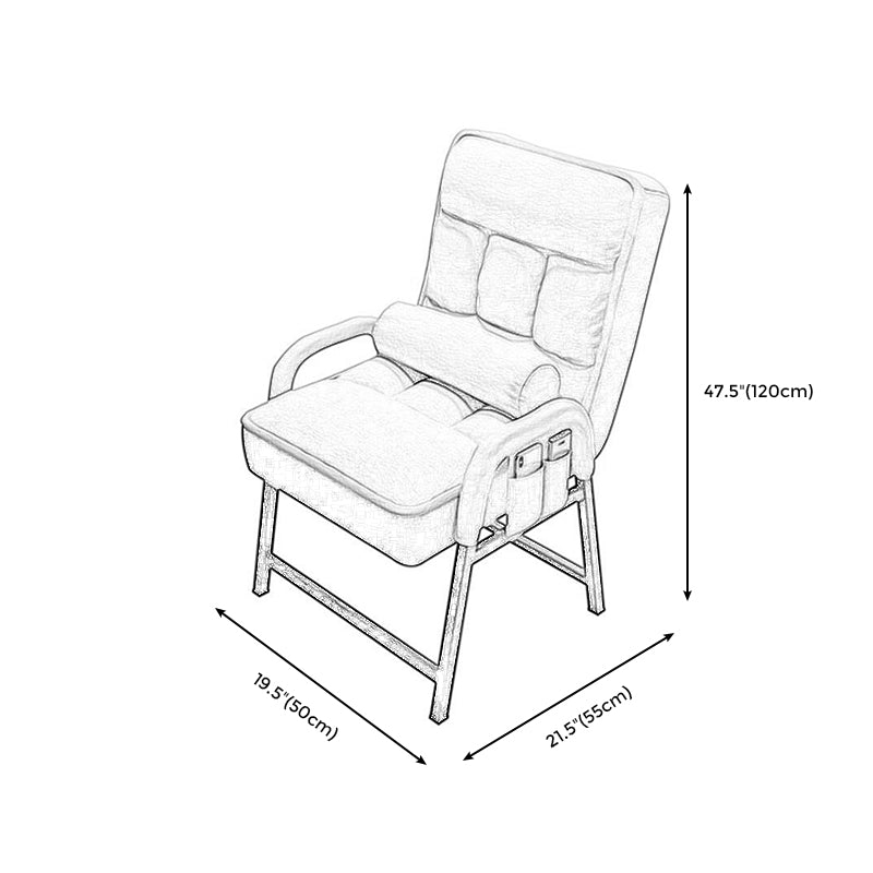 Canvas 19.6 "L x 21.6"W x 47.2" H Convertible for Chair Living Room Clearhalo 'Accent Chairs' 'accent_chairs' 'Chairs & Seating' 'furn' 'furn_accent_chairs' 'Furniture' 'furniture_accent_chairs' 'Living Room Furniture' 4994150