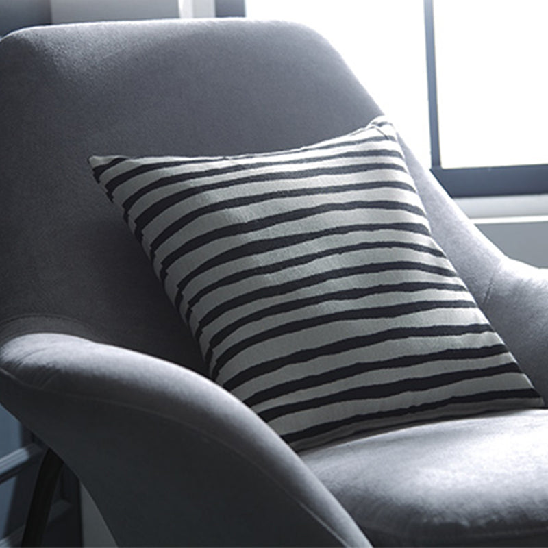 33.46" L x 30.70" W x 34.64" H Linen Accent Chair Flared Arms Lounge Chair Clearhalo 'Accent Chairs' 'accent_chairs' 'Chairs & Seating' 'furn' 'furn_accent_chairs' 'Furniture' 'furniture_accent_chairs' 'Living Room Furniture' 4994183