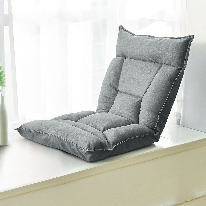 Linen Parsons Chair 22.8 " L x 21.6"W x 23.6" H Convertible for Chair Living Room Light Gray Clearhalo 'Accent Chairs' 'accent_chairs' 'Chairs & Seating' 'furn' 'furn_accent_chairs' 'Furniture' 'furniture_accent_chairs' 'Living Room Furniture' 4994211