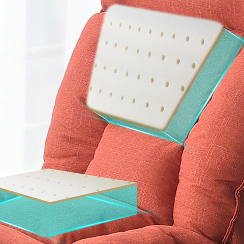 Linen Parsons Chair 22.8 " L x 21.6"W x 23.6" H Convertible for Chair Living Room Clearhalo 'Accent Chairs' 'accent_chairs' 'Chairs & Seating' 'furn' 'furn_accent_chairs' 'Furniture' 'furniture_accent_chairs' 'Living Room Furniture' 4994220