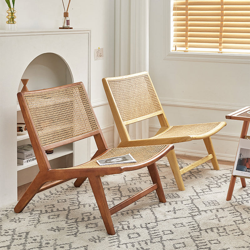 Wood Slipper Accent Chair Solid Wood Frame Armless Chair for Living Room Clearhalo 'Accent Chairs' 'accent_chairs' 'Chairs & Seating' 'furn' 'furn_accent_chairs' 'Furniture' 'furniture_accent_chairs' 'Living Room Furniture' 4994252