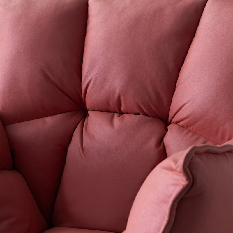 Scandinavian ArmChair 28.3"Wide Faux Leather Accent Chair with Flared Arms Clearhalo 'Accent Chairs' 'accent_chairs' 'Chairs & Seating' 'furn' 'furn_accent_chairs' 'Furniture' 'furniture_accent_chairs' 'Living Room Furniture' 4994361