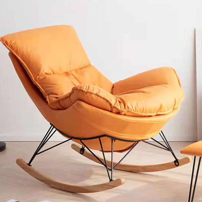 35.82" L x 39.76" W x 34.25" H Armless Lounge Chair with Ottoman for Living Room Clearhalo 'Accent Chairs' 'accent_chairs' 'Chairs & Seating' 'furn' 'furn_accent_chairs' 'Furniture' 'furniture_accent_chairs' 'Living Room Furniture' 4994402