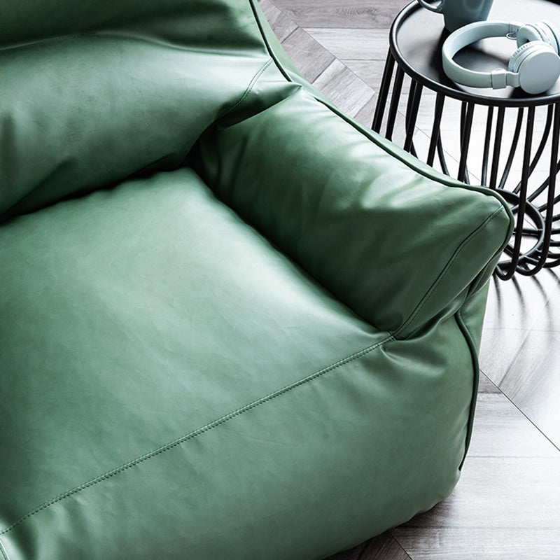 Bonded Leather Arm Chair Stacking Arms Included Chair for Living Room Clearhalo 'Accent Chairs' 'accent_chairs' 'Chairs & Seating' 'furn' 'furn_accent_chairs' 'Furniture' 'furniture_accent_chairs' 'Living Room Furniture' 4994503