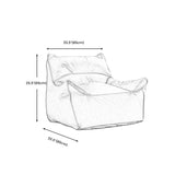 Bonded Leather Arm Chair Stacking Arms Included Chair for Living Room Clearhalo 'Accent Chairs' 'accent_chairs' 'Chairs & Seating' 'furn' 'furn_accent_chairs' 'Furniture' 'furniture_accent_chairs' 'Living Room Furniture' 4994510