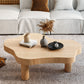 Geometric with Wood Accents Coffee Table Modern 1 Single Cocktail Table Clearhalo 'Coffee & Accent Tables' 'Coffee Tables' 'coffee_tables' 'furn' 'furn_coffee_tables' 'Furniture' 'furniture_coffee_tables' 'Living Room Furniture' 5000896