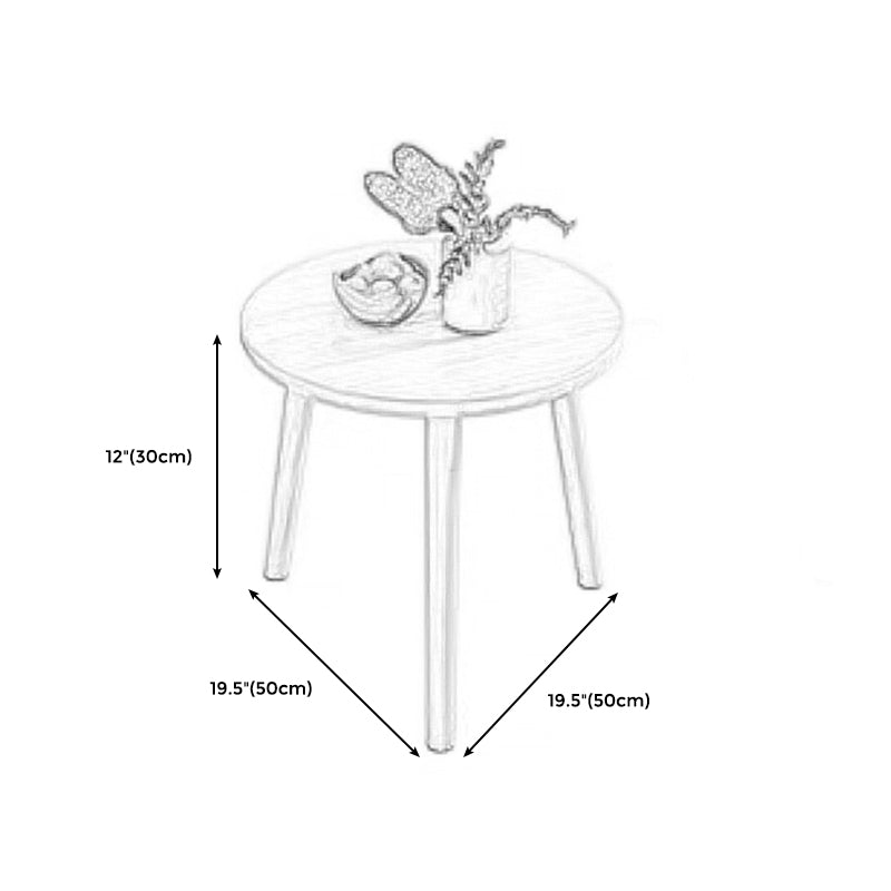 3/4 Legs Base Design Wood-based Craft/white Square/round Coffee Table Clearhalo 'Coffee & Accent Tables' 'Coffee Tables' 'coffee_tables' 'furn' 'furn_coffee_tables' 'Furniture' 'furniture_coffee_tables' 'Living Room Furniture' 5001172