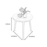 3/4 Legs Base Design Wood-based Craft/white Square/round Coffee Table Clearhalo 'Coffee & Accent Tables' 'Coffee Tables' 'coffee_tables' 'furn' 'furn_coffee_tables' 'Furniture' 'furniture_coffee_tables' 'Living Room Furniture' 5001174