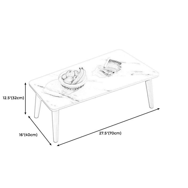 Black/white/grey Round Coffee Table Made of Wood and Wood-based Panel Clearhalo 'Coffee & Accent Tables' 'Coffee Tables' 'coffee_tables' 'furn' 'furn_coffee_tables' 'Furniture' 'furniture_coffee_tables' 'Living Room Furniture' 5001254