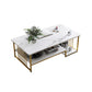 Rectangular Storage Coffee Table Contemporary Frame Cocktail Table for Home Clearhalo 'Coffee & Accent Tables' 'Coffee Tables' 'coffee_tables' 'furn' 'furn_coffee_tables' 'Furniture' 'furniture_coffee_tables' 'Living Room Furniture' 5001355