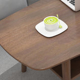 Modern 4 Legs Rectangular Coffee Table with Storage Cocktail Table Clearhalo 'Coffee & Accent Tables' 'Coffee Tables' 'coffee_tables' 'furn' 'furn_coffee_tables' 'Furniture' 'furniture_coffee_tables' 'Living Room Furniture' 5001410