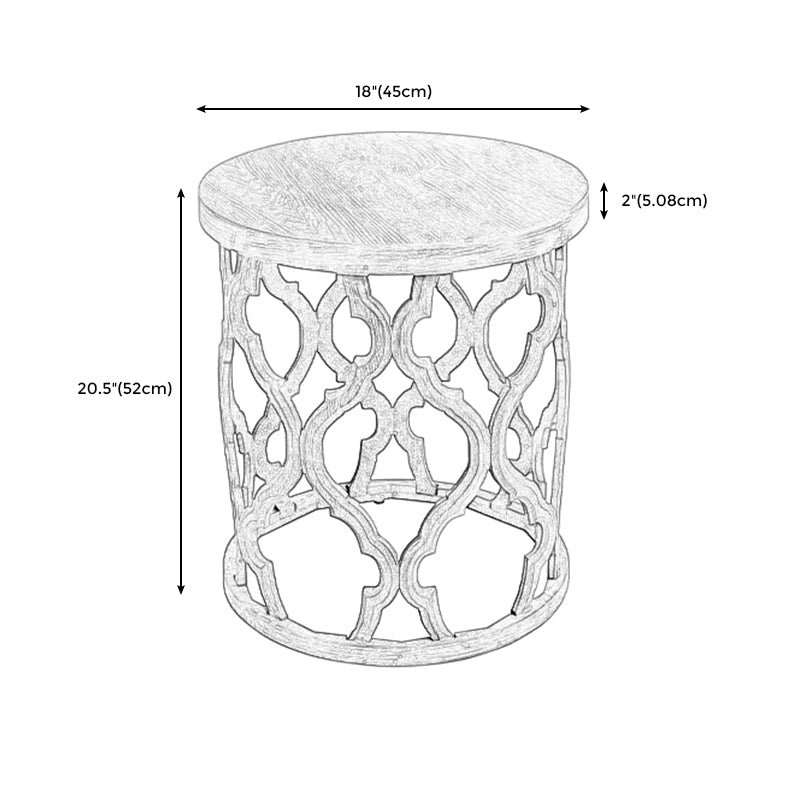 Rustic Style Antique Pedestal Coffee Table Round Wood Cocktail Table Clearhalo 'Coffee & Accent Tables' 'Coffee Tables' 'coffee_tables' 'furn' 'furn_coffee_tables' 'Furniture' 'furniture_coffee_tables' 'Living Room Furniture' 5001431
