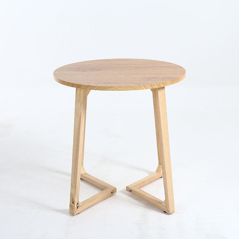 Solid Wood Sled Coffee Table in Oak/Brown, Modern Round/Rectangle Table Clearhalo 'Coffee & Accent Tables' 'Coffee Tables' 'coffee_tables' 'furn' 'furn_coffee_tables' 'Furniture' 'furniture_coffee_tables' 'Living Room Furniture' 5001616