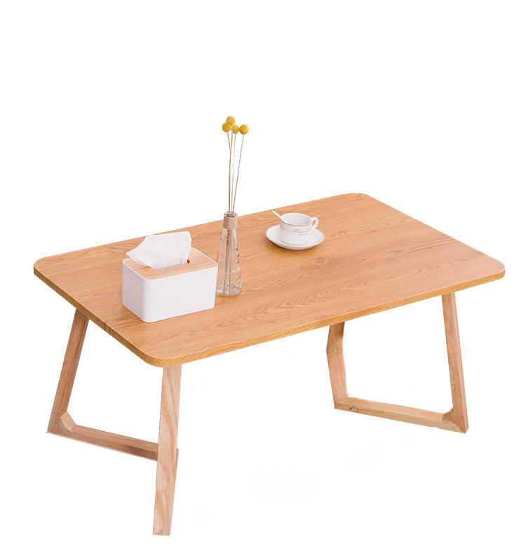 Modern Wooden Rectangular Coffee Table Cocktail Table in Natural Clearhalo 'Coffee & Accent Tables' 'Coffee Tables' 'coffee_tables' 'furn' 'furn_coffee_tables' 'Furniture' 'furniture_coffee_tables' 'Living Room Furniture' 5001690