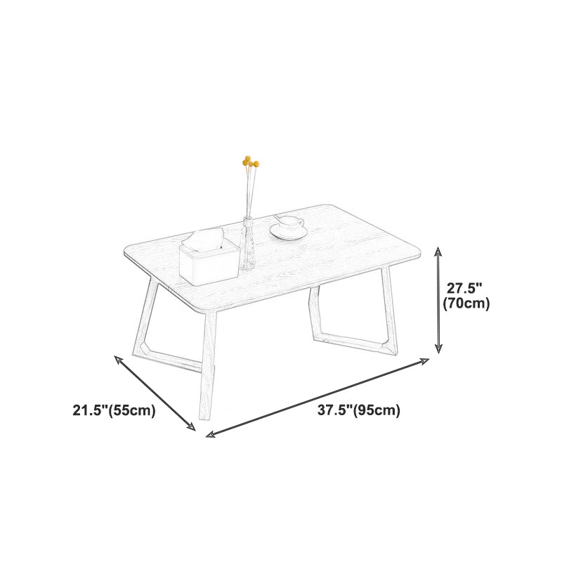 Modern Wooden Rectangular Coffee Table Cocktail Table in Natural Clearhalo 'Coffee & Accent Tables' 'Coffee Tables' 'coffee_tables' 'furn' 'furn_coffee_tables' 'Furniture' 'furniture_coffee_tables' 'Living Room Furniture' 5001695