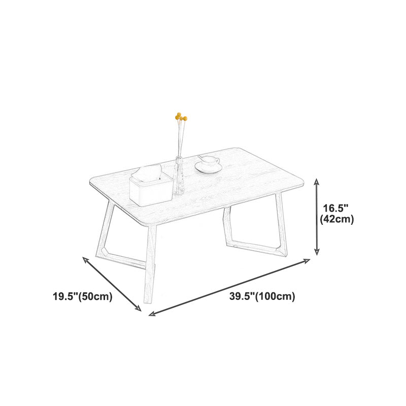 Modern Wooden Rectangular Coffee Table Cocktail Table in Natural Clearhalo 'Coffee & Accent Tables' 'Coffee Tables' 'coffee_tables' 'furn' 'furn_coffee_tables' 'Furniture' 'furniture_coffee_tables' 'Living Room Furniture' 5001699