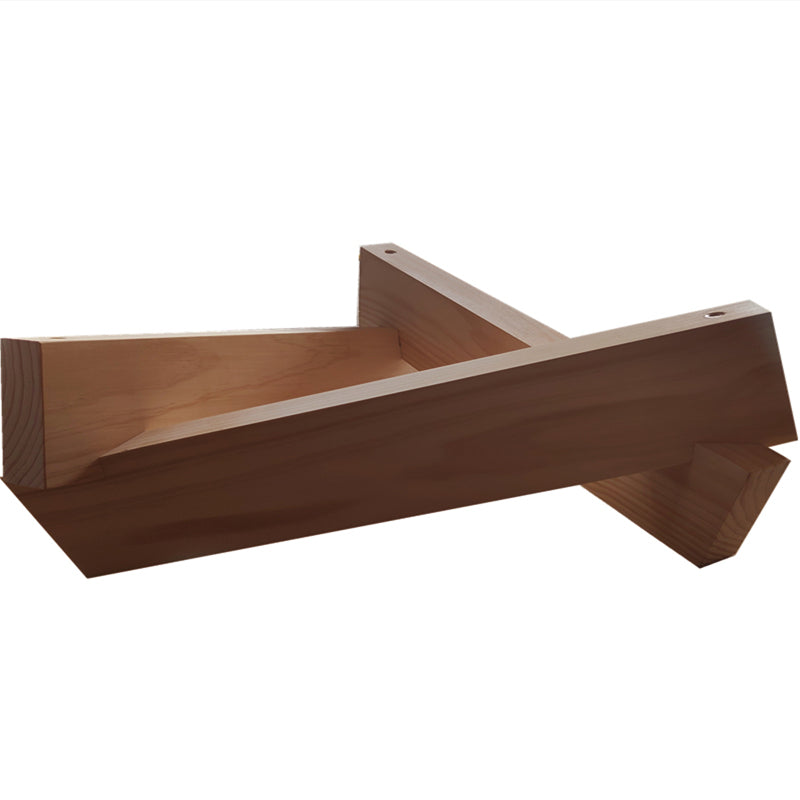 Contemporary Cross Legs Coffee Table 1 Single Wood Cocktail Table Clearhalo 'Coffee & Accent Tables' 'Coffee Tables' 'coffee_tables' 'furn' 'furn_coffee_tables' 'Furniture' 'furniture_coffee_tables' 'Living Room Furniture' 5001795