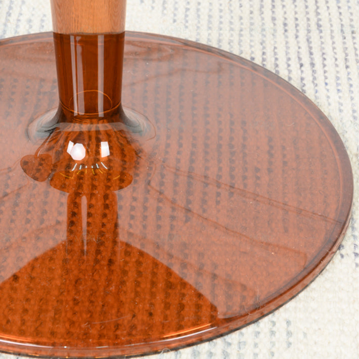 Pedestal Modern 1 Single Coffee Table Round Acrylic Cocktail Table Clearhalo 'Coffee & Accent Tables' 'Coffee Tables' 'coffee_tables' 'furn' 'furn_coffee_tables' 'Furniture' 'furniture_coffee_tables' 'Living Room Furniture' 5001917