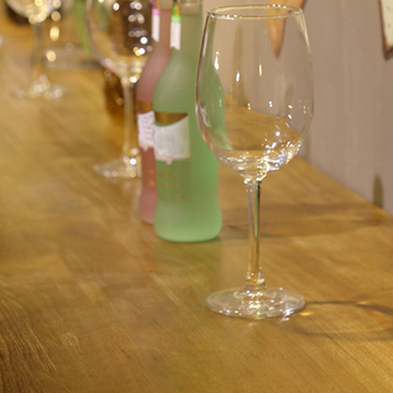 Pine Wood Bar Table Rectangle Industrial Bar Dining Table with Trestle Base Clearhalo 'Bar Furniture' 'Bar Tables' 'bar_tables' 'furn' 'furn_bar_tables' 'Furniture' 'furniture_bar_tables' 'Kitchen & Dining Furniture' 5002395