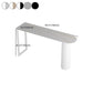 Stone Counter Table Iron Base 42-inch Height Contemporary Bar Table for Island Clearhalo 'Bar Furniture' 'Bar Tables' 'bar_tables' 'furn' 'furn_bar_tables' 'Furniture' 'furniture_bar_tables' 'Kitchen & Dining Furniture' 5002434