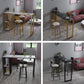 Modern Bar Table 42-inch Height Artificial Marble Top Bistro Table Clearhalo 'Bar Furniture' 'Bar Tables' 'bar_tables' 'furn' 'furn_bar_tables' 'Furniture' 'furniture_bar_tables' 'Kitchen & Dining Furniture' 5002444
