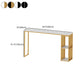 Modern Bar Table 42-inch Height Artificial Marble Top Bistro Table Clearhalo 'Bar Furniture' 'Bar Tables' 'bar_tables' 'furn' 'furn_bar_tables' 'Furniture' 'furniture_bar_tables' 'Kitchen & Dining Furniture' 5002453