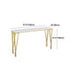 Contemporary Indoor Counter Height Dining Table Marble Rectangle White Bistro Table Clearhalo 'Bar Furniture' 'Bar Tables' 'bar_tables' 'furn' 'furn_bar_tables' 'Furniture' 'furniture_bar_tables' 'Kitchen & Dining Furniture' 5002566