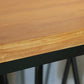 Pine Wood Bar Dining Table Brown Industrial Bar Dining Table with Trestle Base Clearhalo 'Bar Furniture' 'Bar Tables' 'bar_tables' 'furn' 'furn_bar_tables' 'Furniture' 'furniture_bar_tables' 'Kitchen & Dining Furniture' 5002745