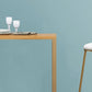 Contemporary Indoor Patio Bar Table Trestle Footrest Counter-height Pub Table Clearhalo 'Bar Furniture' 'Bar Tables' 'bar_tables' 'furn' 'furn_bar_tables' 'Furniture' 'furniture_bar_tables' 'Kitchen & Dining Furniture' 5002758