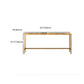 Contemporary Indoor Patio Bar Table Trestle Footrest Counter-height Pub Table Clearhalo 'Bar Furniture' 'Bar Tables' 'bar_tables' 'furn' 'furn_bar_tables' 'Furniture' 'furniture_bar_tables' 'Kitchen & Dining Furniture' 5002768