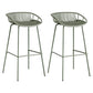 Modern Style Bar Stool Metal Counter Bar Stool with Metal Legs for Home Clearhalo 'Bar Furniture' 'Bar Stools' 'bar_stools' 'furn' 'furn_bar_stools' 'Furniture' 'furniture_bar_stools' 'Kitchen & Dining Furniture' 5002796